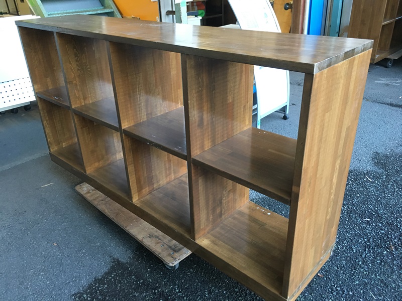 木製 オープン書棚