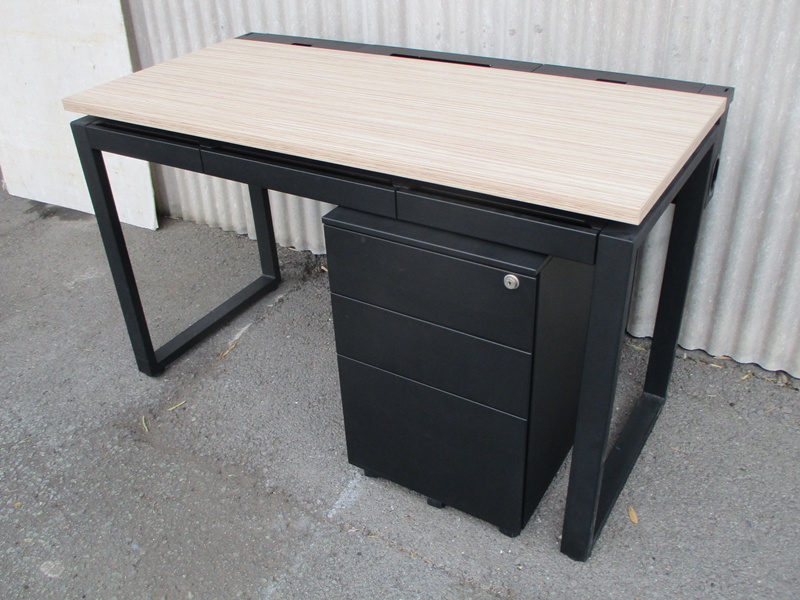 Ceha プレノデスク＋3段ワゴンset