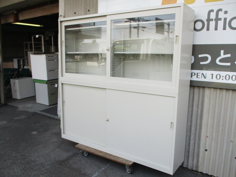 生興 引違い書庫上下セット W1760