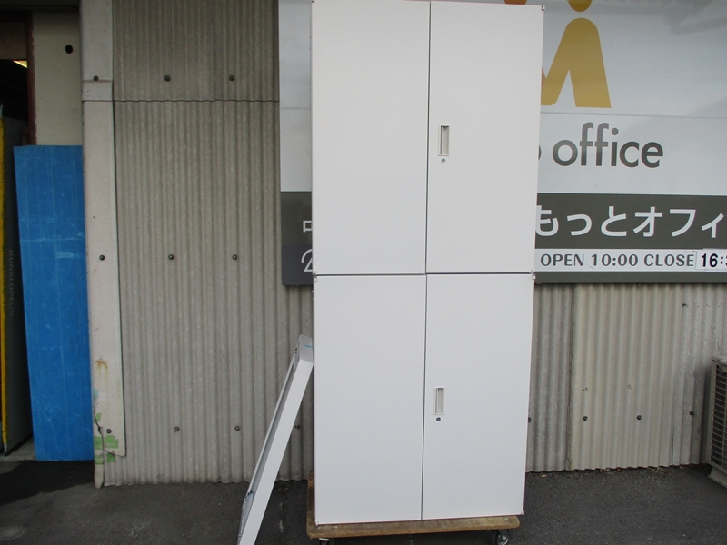 両開き　上下書庫セット